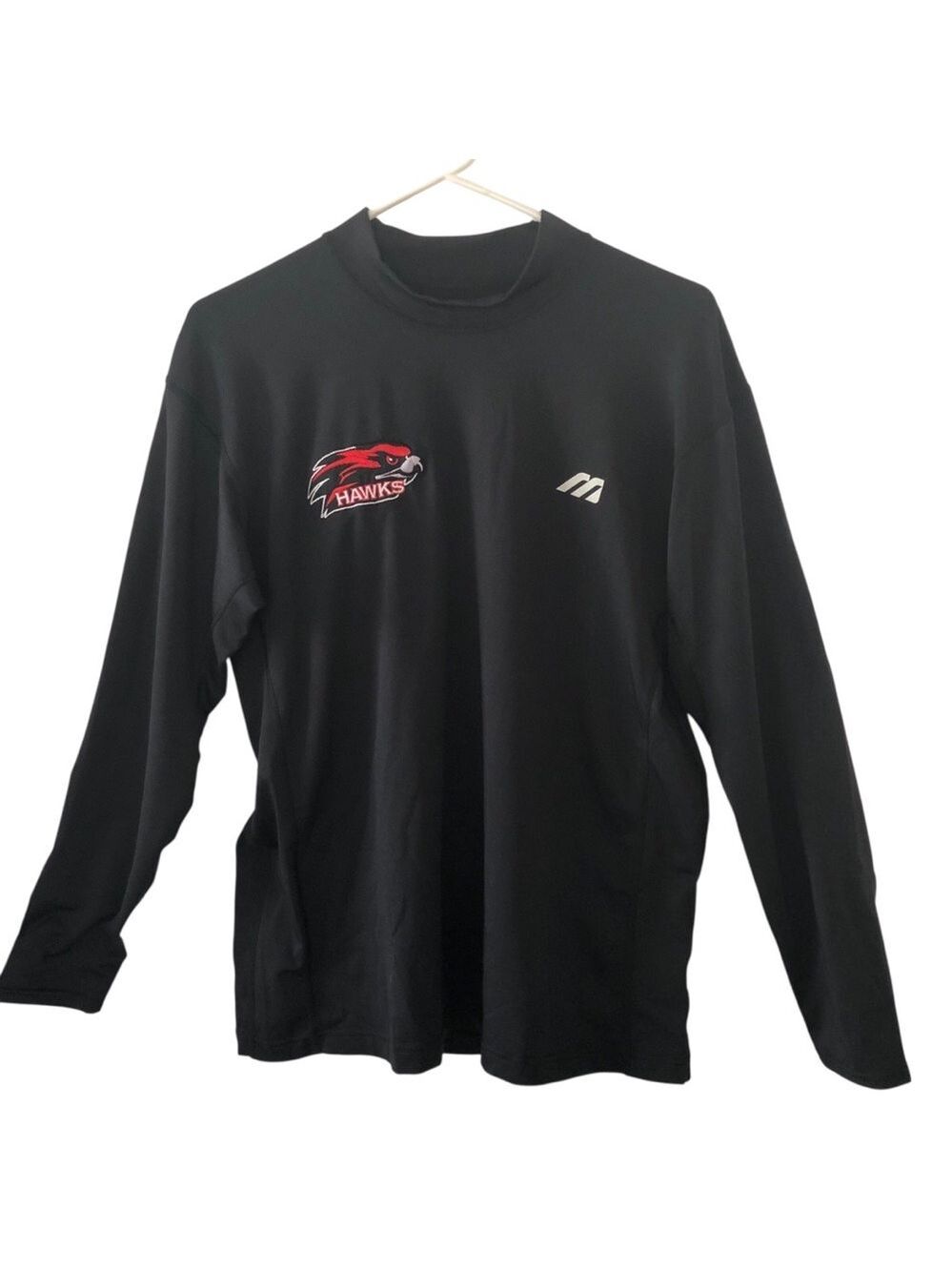 Mizuno Hawks Size XL Performance Training Warm Up Shirt